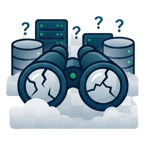 Icon - Limited Visibility Across Systems