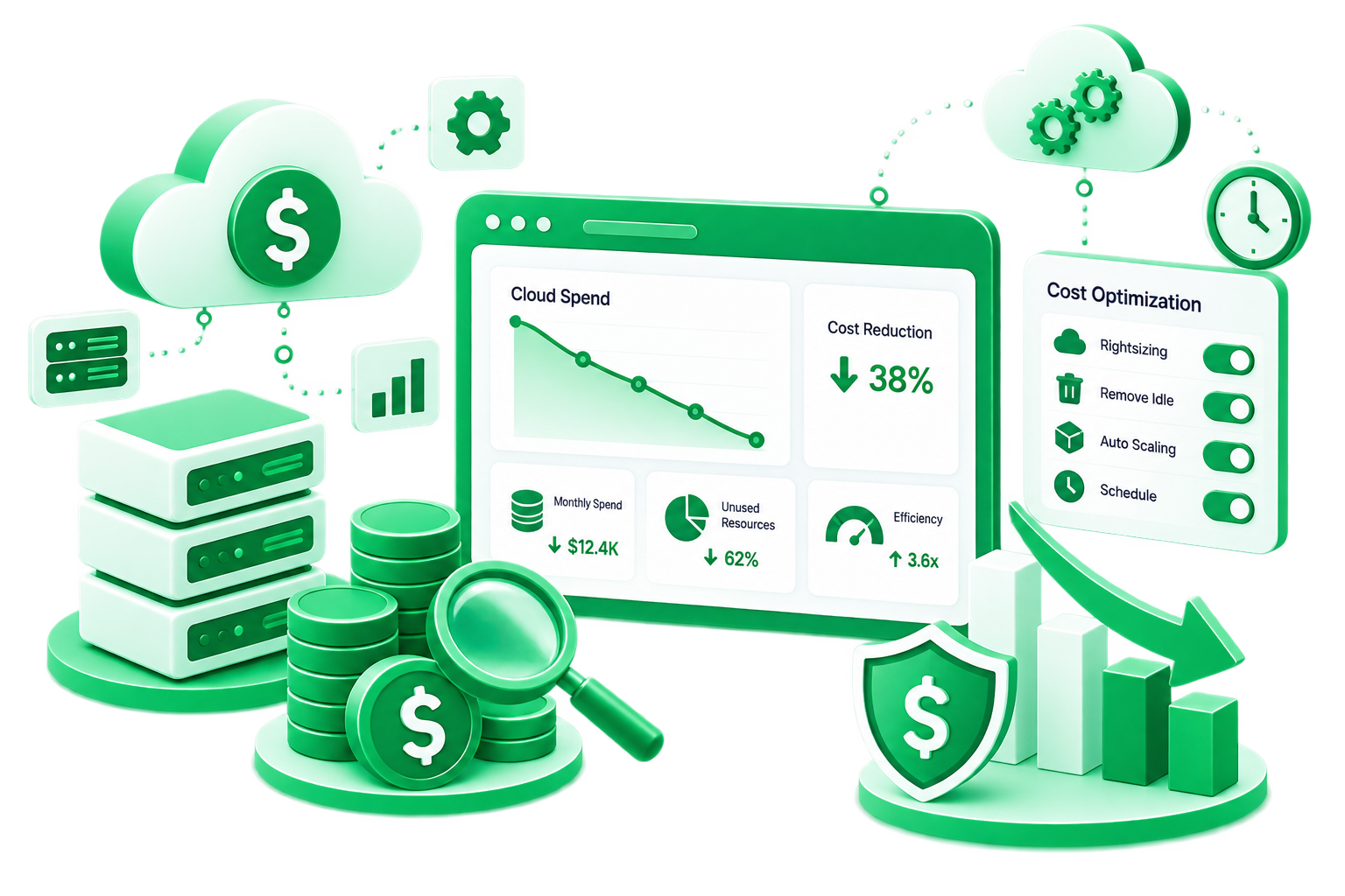 Cloud cost optimization and scalable infrastructure