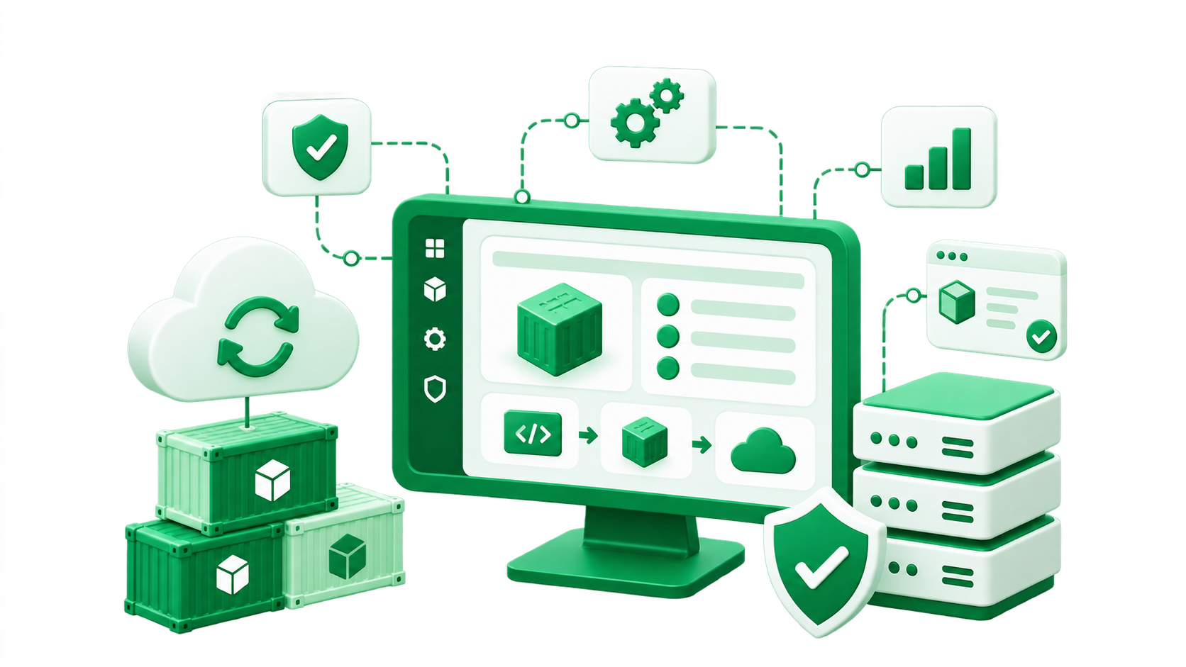 Standardized container application environments